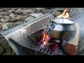 GSIケトルで焚火ラーメン