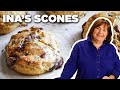 Ina Garten's Chocolate Pecan Scone Recipe | Barefoot Contessa: Cook Like a Pro | Food Network