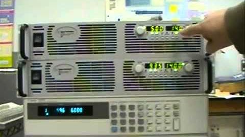 Master and Slave Parallel Operation Using the Agilent N8700 Power Supply