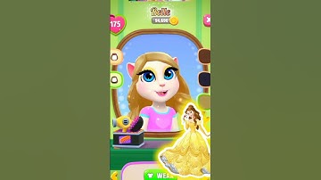 Thumbnail of Belle look recreate 💛🌸😈 | golden song 🎵 | My talking angela
