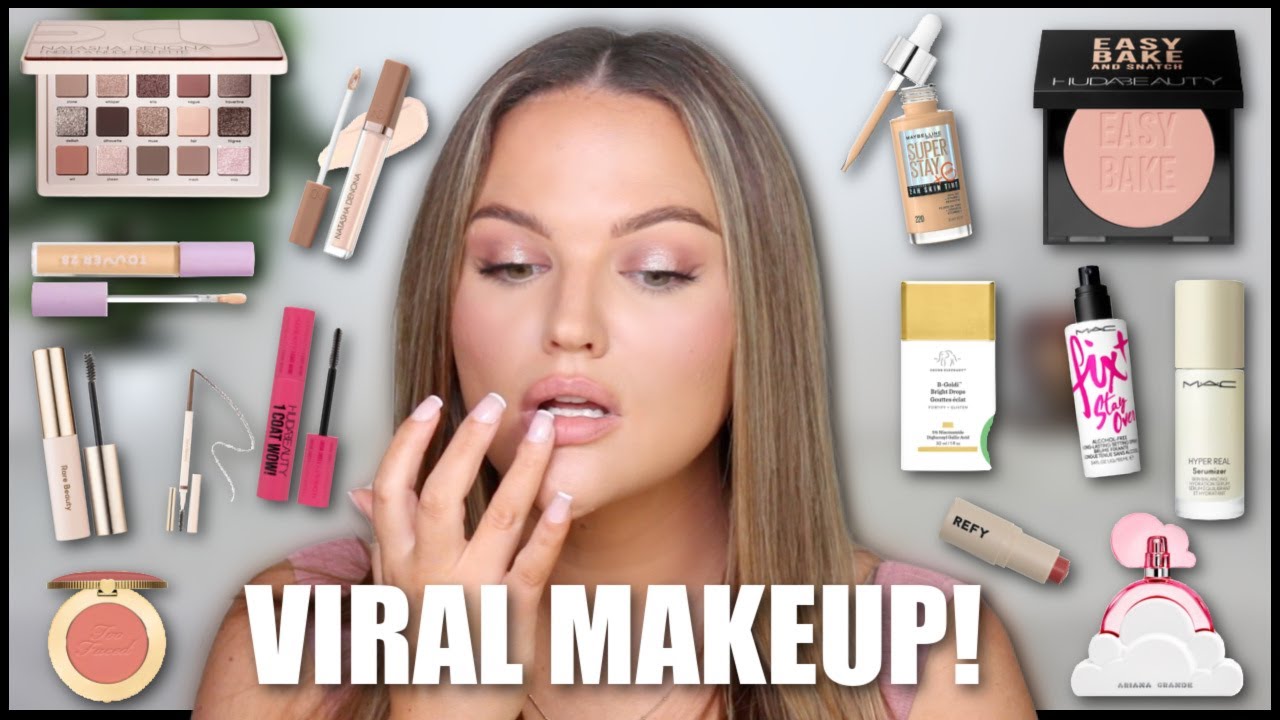 FULL FACE TRYING NEW VIRAL MAKEUP ...HITS & MISSES!
