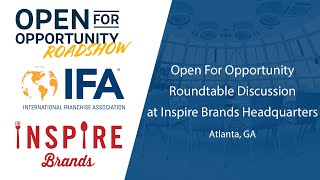Atlanta Open For Opportunity Roundtable at Inspire Brands Headquarters
