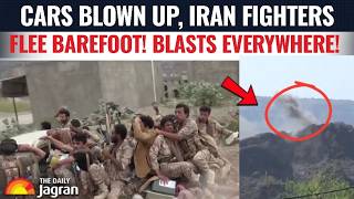 Explosions Everywhere! On Cam: Iran Fighters Running, Cars Blown Away | Houthis Face Total Panic?