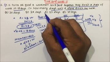 time and work in hindi short trick | part-5 | Pratik Shrivastava sir