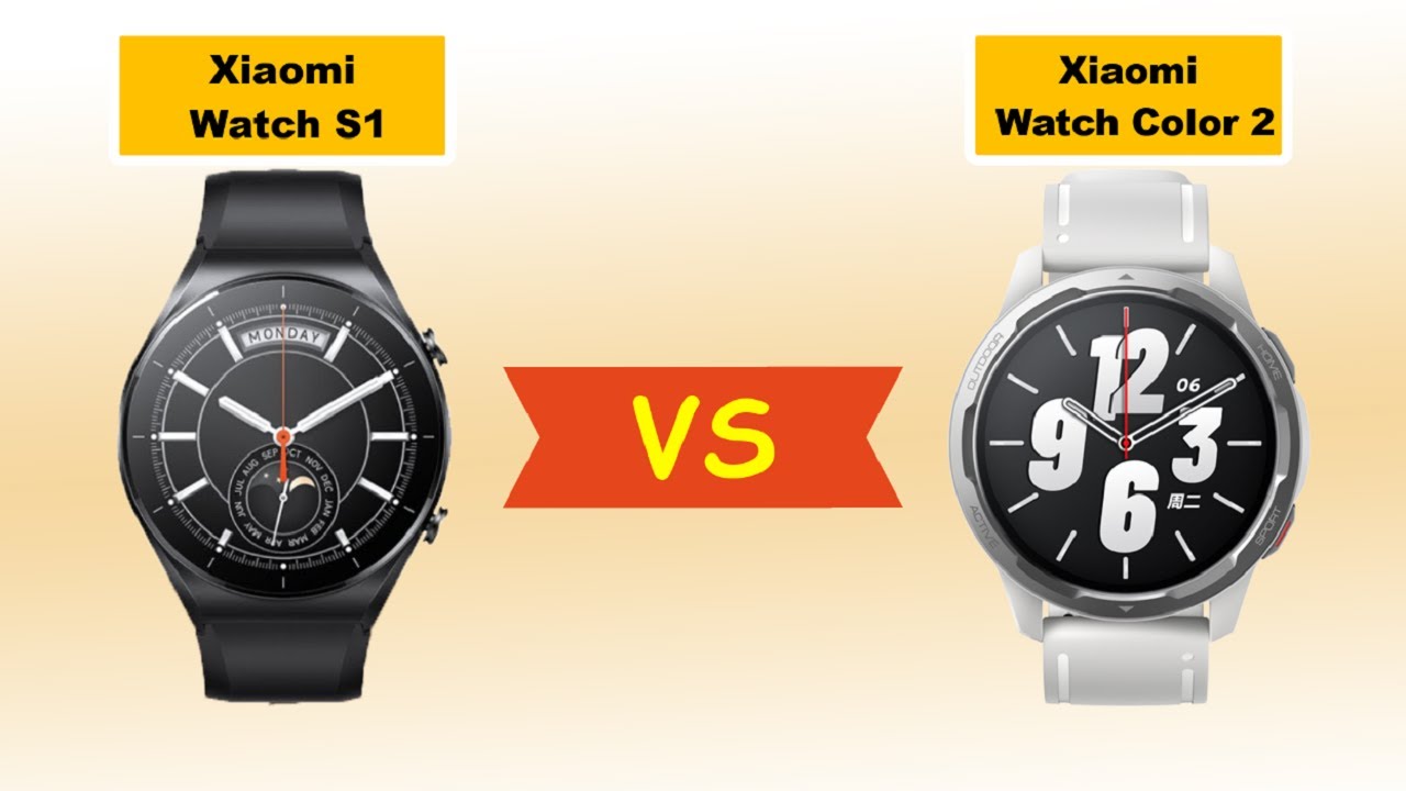 Xiaomi Watch S1 vs Xiaomi Watch Color 2