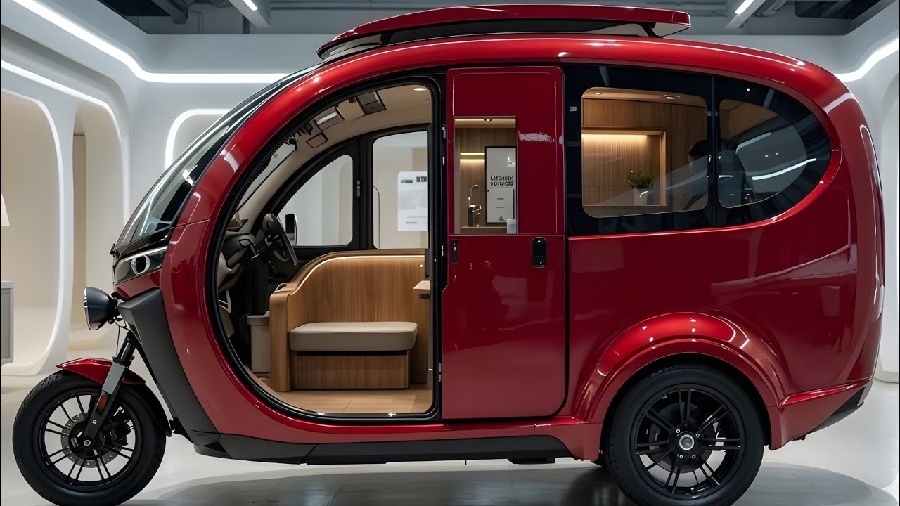 2026年型 電動トライシクルキャンパー｜未来のオートリキシャ生活