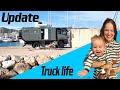 Update after 3 months Full time Truck Camper Life ► | Barcelona, Spain EP1