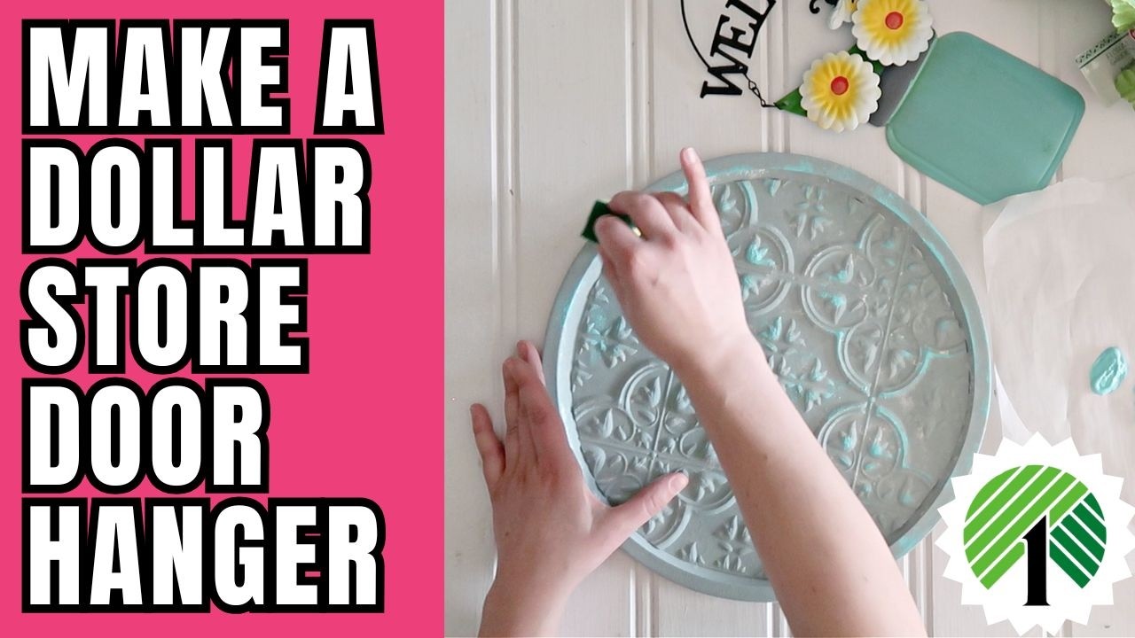 How I Made a Cute Welcome Sign With Dollar Tree Finds!