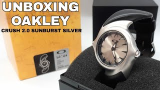 UNBOXING OAKLEY - CRUSH 2.0 SUNBURST SILVER - YouTube