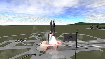 Kerbal Space Program STS 12 False Start
