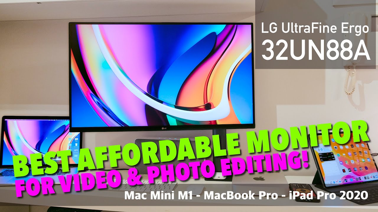 LG UTRAFINE ERGO 32UN88A - 32UN880 REVIEW - AN AFFORDABLE MONITOR FOR PHOTO  AND VIDEO EDITING! - YouTube