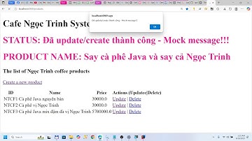 Giải ngố Spring - Spring Boot: Bài 21_Cafe tối cùng Ngọc Trinh