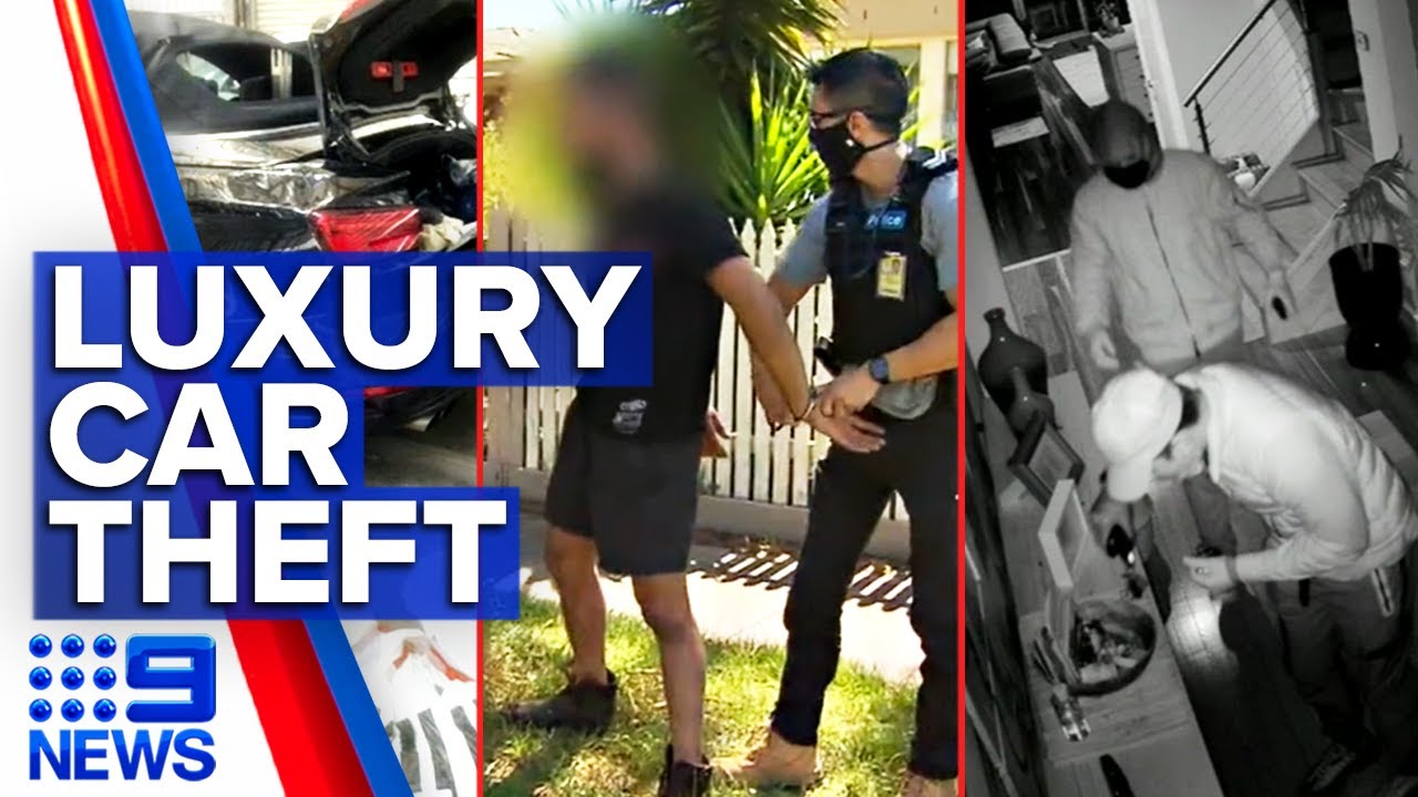 Fearful women ‘sleeping with weapons’ after thieves steal luxury cars | 9 News Australia