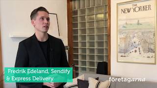 Fredrik Edeland Vann Andra Pris I Årets Unga Företagare