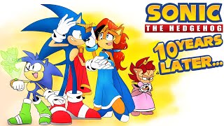 King Sonic and Queen Sally - Sonic 10 Years Later Comic Dub Compilation
