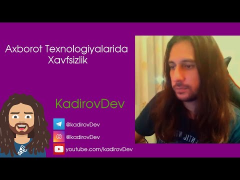 Video: Axborot xavfsizligida oktava nima?