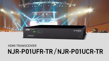 [IDK] NJR-P01UxR-TR - 4K@60 (4:4:4) HDMI Transceiver Rugged Chassis: IP-NINJAR/SDVoE