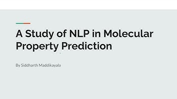 Eureka Student Research: A Study of NLP in Molecular Property Prediction