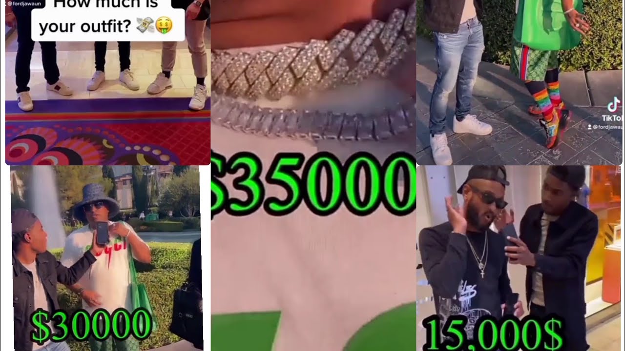 How much is your outfit Worth? let's watch this 