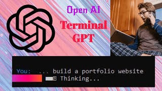 Terminal GPT #chatgpt #chatgpt3
