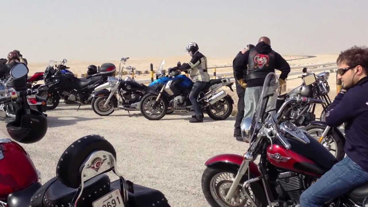 Sand Dunes blocking the road in Qatar Desert