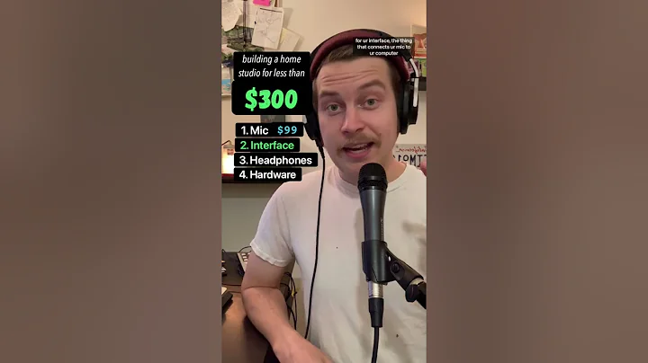 how to build a home studio for less than $300