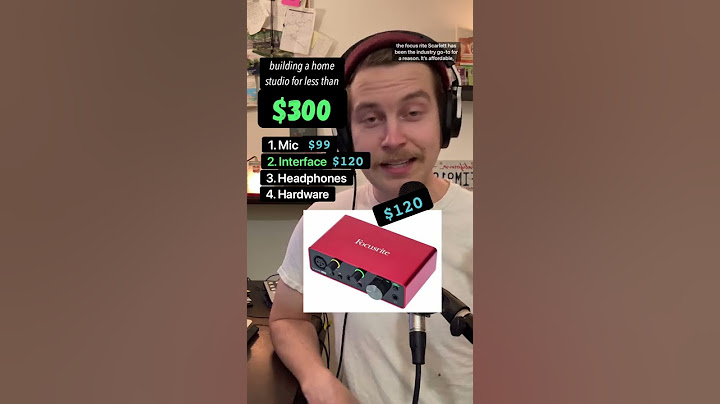 how to build a home studio for less than $300