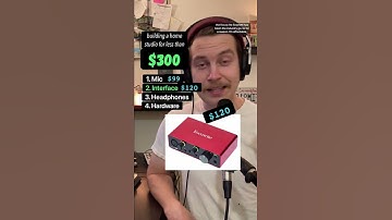 Thumbnail of how to build a home studio for less than $300