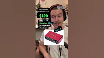 How To Build A Home Studio For Less Than 300 