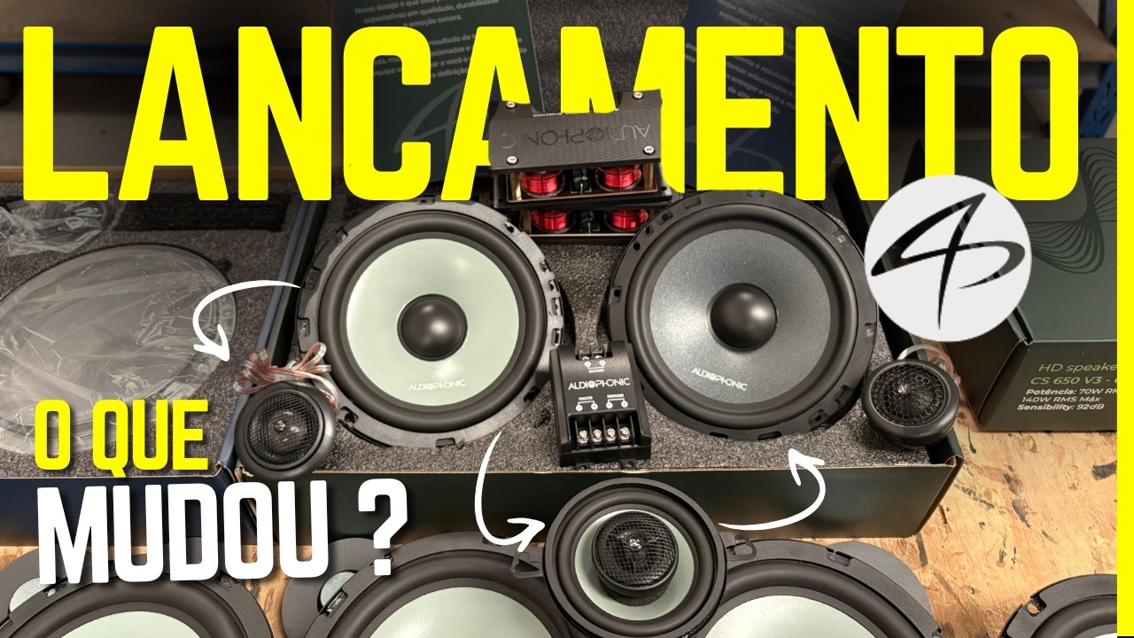 QUAL KIT 2 VIAS COMPRAR? AUDIOPHONIC KS 6.3 SENSATION / KC 6.4  CLUB - ALTO FALANTE CUSTO BENEFICIO