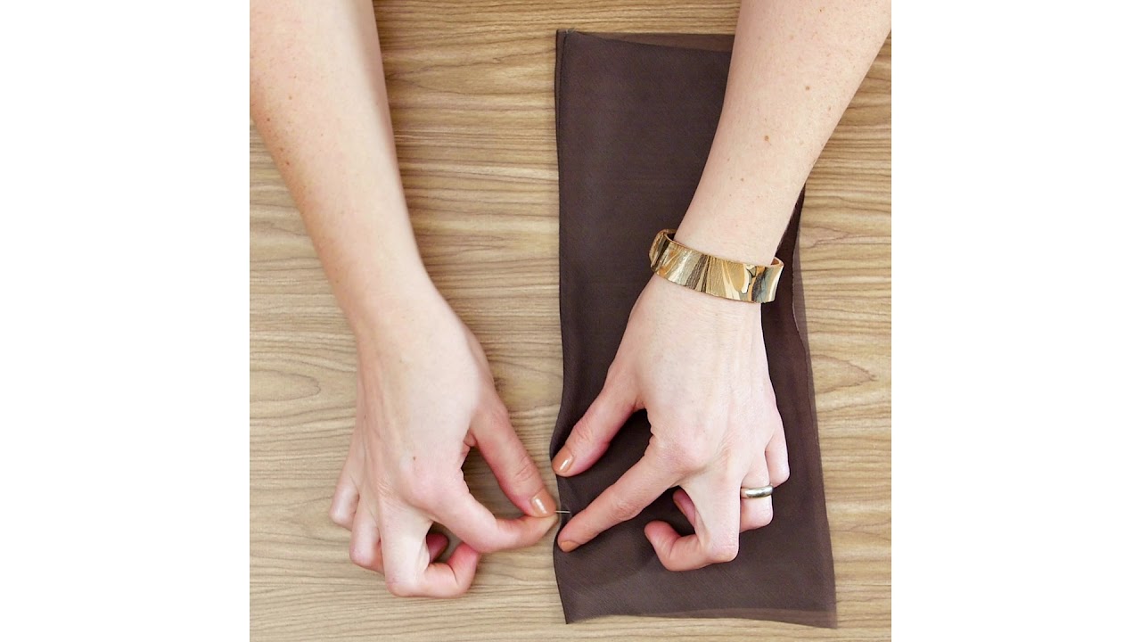 How to Sew a French Seam - YouTube