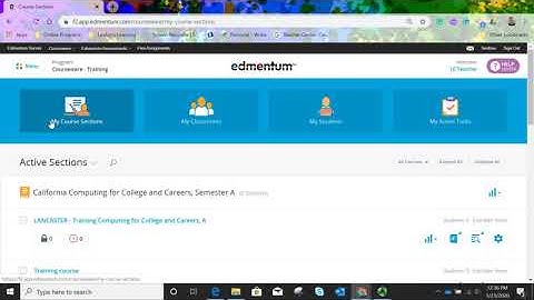 Teacher- Accessing Courses (Edmentum)