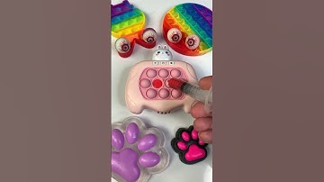 Fidget Popit Injection! #satisfying #squishy #popit #machine #brainrot #shorts