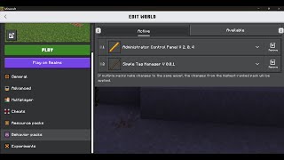 Minecraft Bedrock Administrator Control Panel   Achievement Friendly