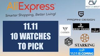 [4] AliExpress 11.11 Sale - 10 Watches to Pick (2020)