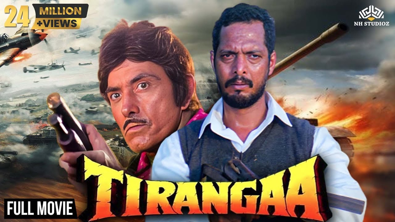 Tiranga    Full Movie  Hindi Blockbuster Movie  Nana Patekar Raaj Kumar Mamta Kulkarni