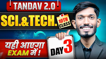 NIOS Class 10th Science & Tech. Most Important Questions with Answer | Tandav 2.0 Batch Day 3rd