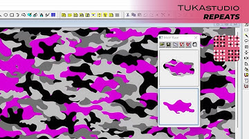 Select Motif by Color | TUKAstudio Video Help | Fabric Design Software | Repeats