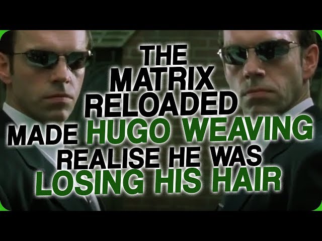 Hugo Weaving in The Matrix Reloaded (2003), Belgian postcar…