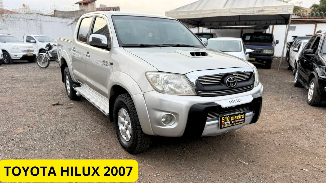 VENDE-SE TOYOTA HILUX SRV 2007 4X4 DIESEL 