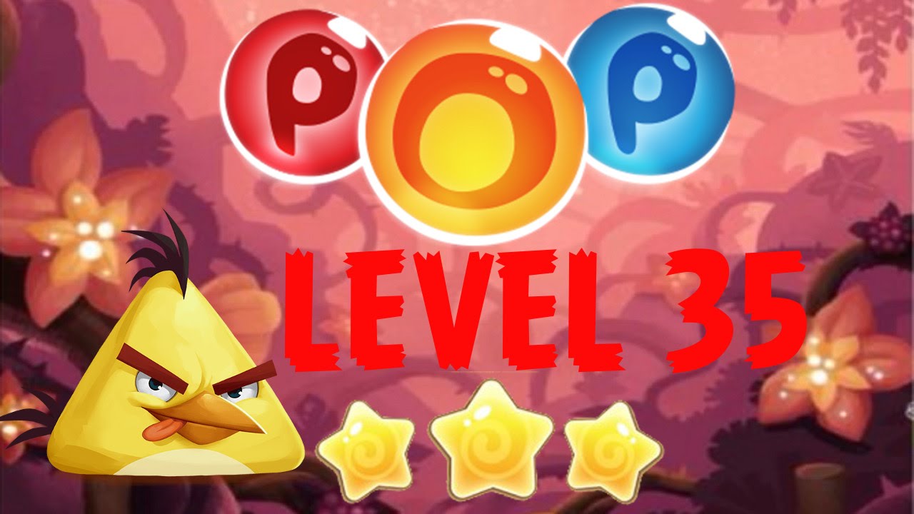 Angry Birds POP Bubble Shooter (Stella POP) Level 35 YouTube
