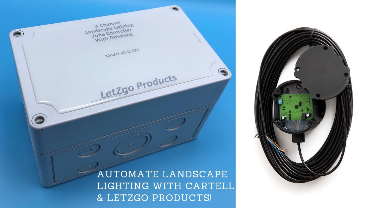 Landscape Lighting Zone Control AVV Black Low Voltage Plug In