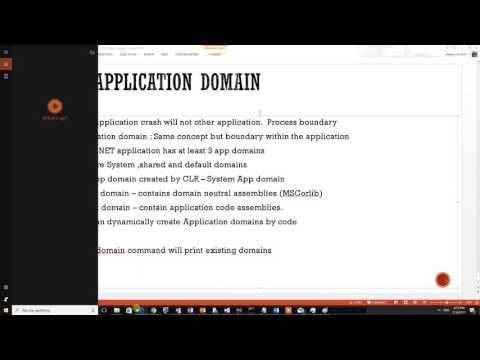 .NET Debugging tutorial : Execute !dumpdomain command (show number of app domains)