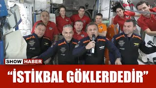 İlk Türk astronot için ISS'de karşılama töreni Resimi