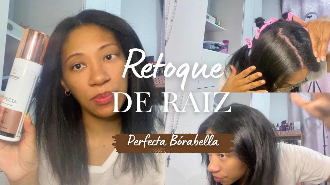 ✨ RETOQUE DE RAIZ PERFECTA BORABELLA | Cabelo Crespo Alisado 