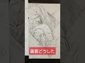 シャーペンで描いた絵を流すショート動画