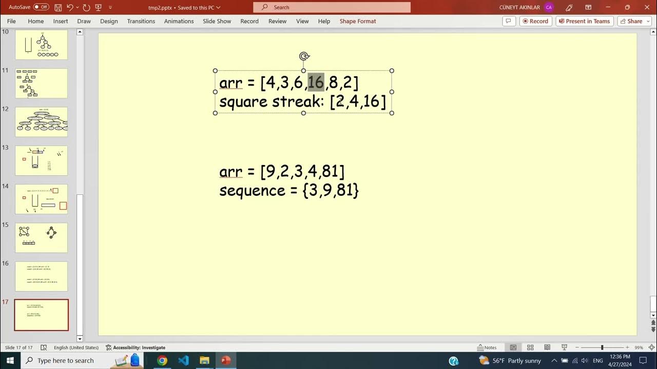 LeetCode 2501. Longest Square Streak in an Array - YouTube
