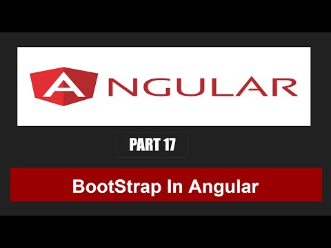 Bootstrap in Angular | Angular 15 | Part 17 | Angular Tutorial in Hindi