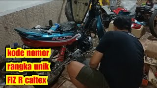 Beli yamaha FIZR Caltex awas tertipu nomor rangka