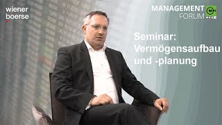 Vermögensaufbau Und -Planung Seminar Der Wiener Börse Akademie